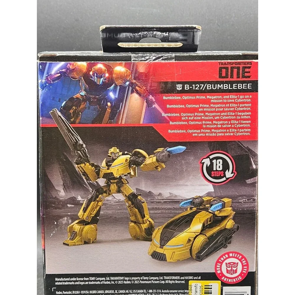 Transformers Studio Series Bumblebee B-127 Figure 18 Steps Cybertron Mission 8+
